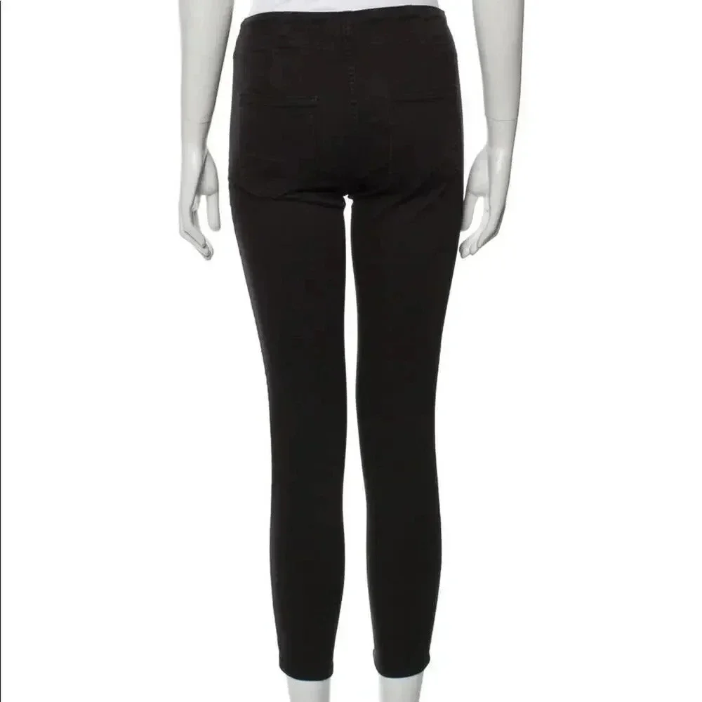 Pistola Black Lace Up Corset Skinny Cropped Ankle Jeans Size 25 - Picture 6 of 9